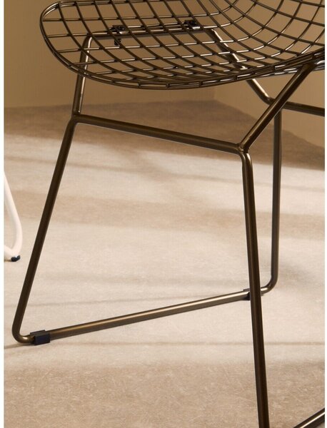 Kovinski jedilni stol v bronasti barvi District – Premier Housewares