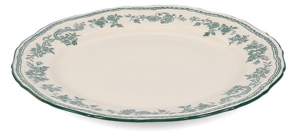 Zelen/slonokoščen desertni porcelanast krožnik ø 21,5 cm Cyril – S|P Collection