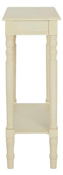 Slonokoščena stranska mizica iz masivnega bora 30x80 cm Heritage – Premier Housewares