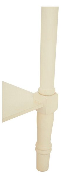 Slonokoščena stranska mizica iz masivnega bora 30x80 cm Heritage – Premier Housewares