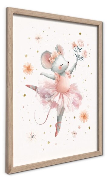 Otroška slika 30x40 cm Mouse Ballerina – Styler
