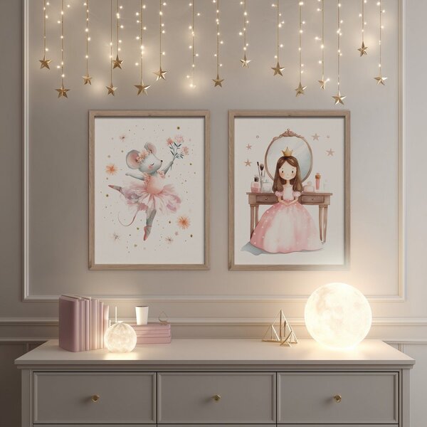Otroška slika 30x40 cm Mouse Ballerina – Styler