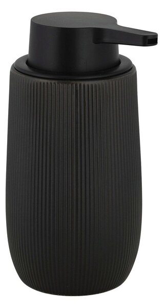 Črn plastičen dozirnik za milo 400 ml Fablo – Wenko