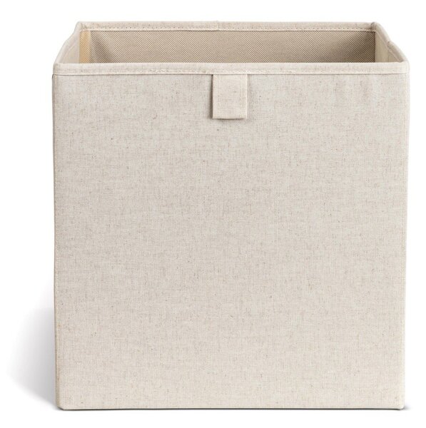 Bež tekstilna škatla za shranjevanje 32x31,5x31,5 cm Soft Storage Cube – Bigso