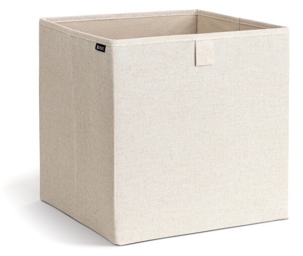 Bež tekstilna škatla za shranjevanje 32x31,5x31,5 cm Soft Storage Cube – Bigso