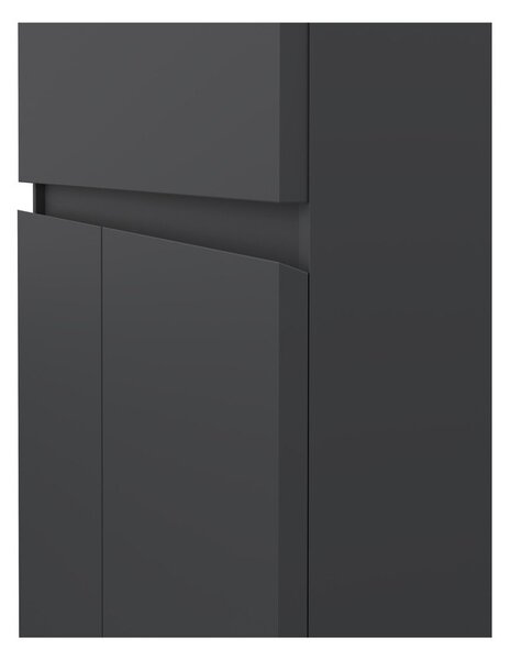Temno siva komoda 80x100x40 cm Naia – Tvilum