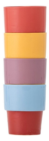 Skodelice v kompletu za kapučino 4 ks iz kamenine 150 ml Ewan – Bloomingville