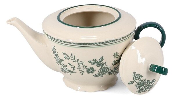 Zelen/slonokoščen porcelanast čajnik 920 ml Cyril – S|P Collection