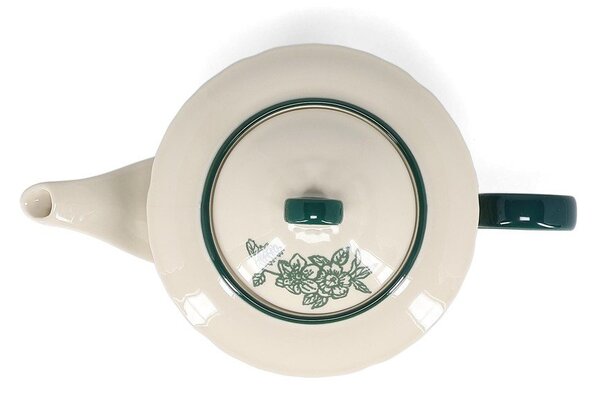 Zelen/slonokoščen porcelanast čajnik 920 ml Cyril – S|P Collection