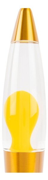 Rumena steklena lava svetilka (višina 35,5 cm) Funky Rocket Lava – Leitmotiv