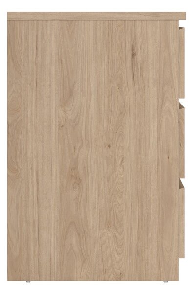 Komoda v hrastovem dekorju v naravni barvi 77x76x50 cm Naia – Tvilum
