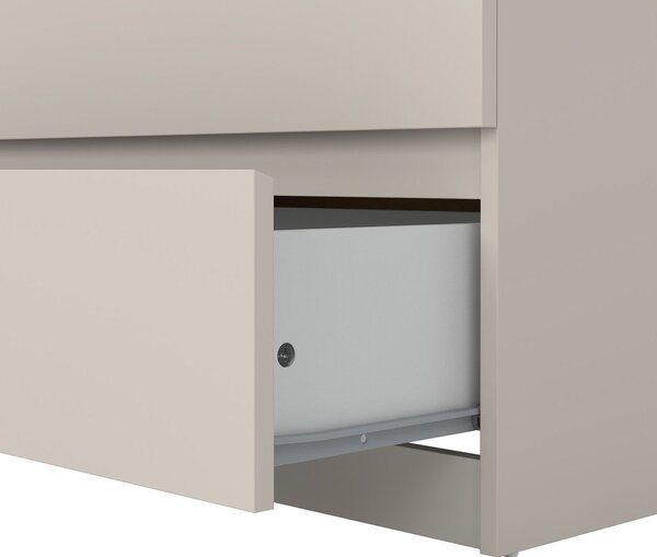 Kremno bela komoda 154x76x50 cm Naia – Tvilum