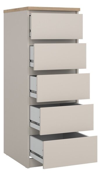 Kremno bela komoda 40x111x50 cm Naia – Tvilum