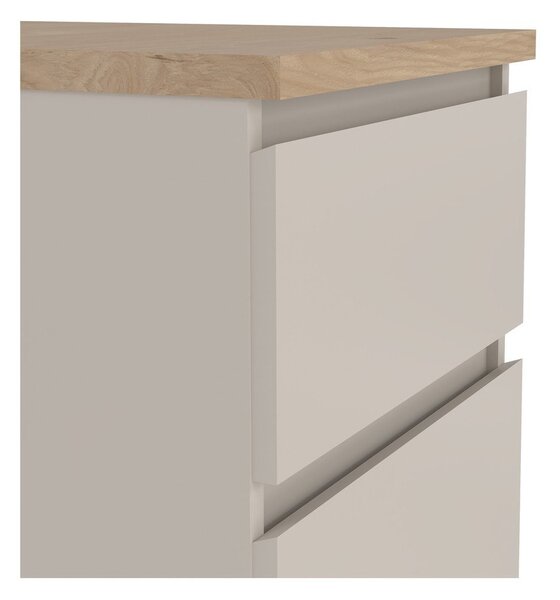 Kremno bela komoda 40x111x50 cm Naia – Tvilum