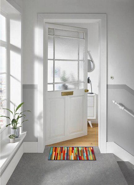 PREDPRAŽNIK Mikado Stripes 50/75 cm potiskano večbarvno