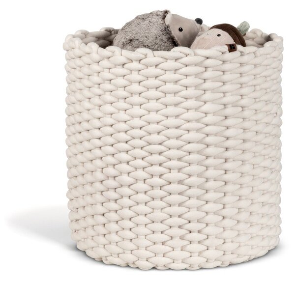 Tekstilna košara ø 40x40 cm Peach Skin Round XL – Bigso