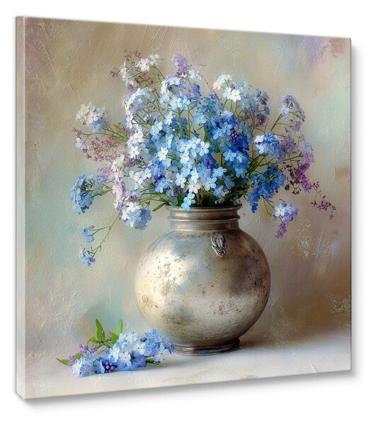 Tiskana slika na platnu 32x32 cm Forget-me-not – Styler