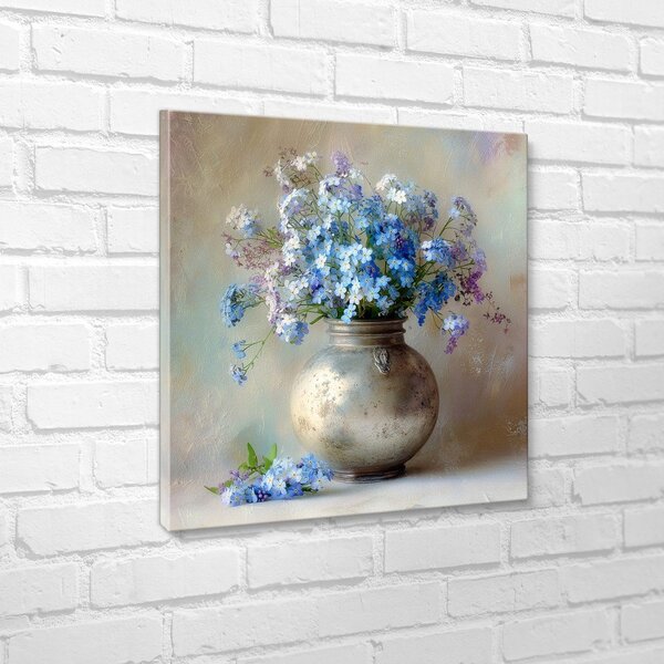 Tiskana slika na platnu 32x32 cm Forget-me-not – Styler