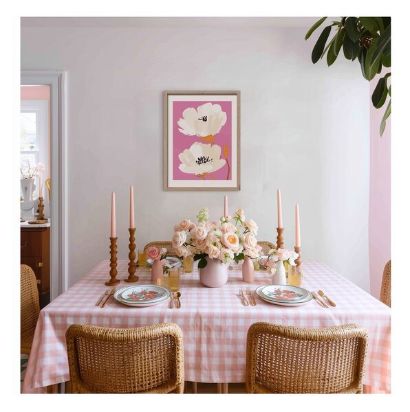Tiskana slika z okvirjem 30x40 cm Peony Bloom – Styler