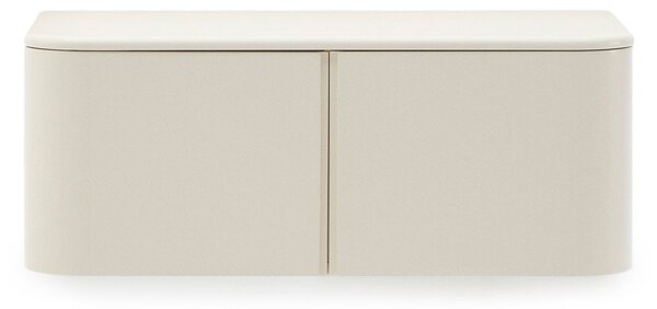 Bež stenska omarica za pod umivalnik 90x35 cm Salaya – Kave Home
