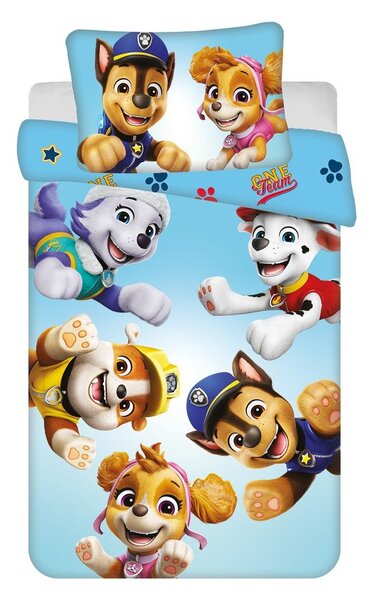 Bombažna otroška posteljnina za otroško posteljico 100x135 cm Paw Patrol – Jerry Fabrics
