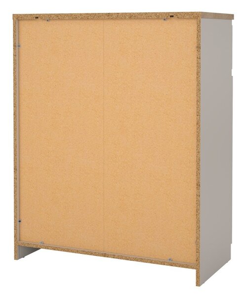 Kremno bela komoda 80x100x40 cm Naia – Tvilum