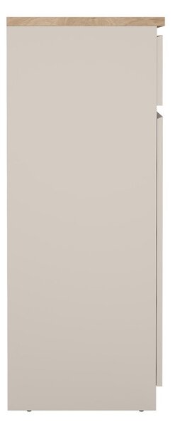 Kremno bela komoda 80x100x40 cm Naia – Tvilum