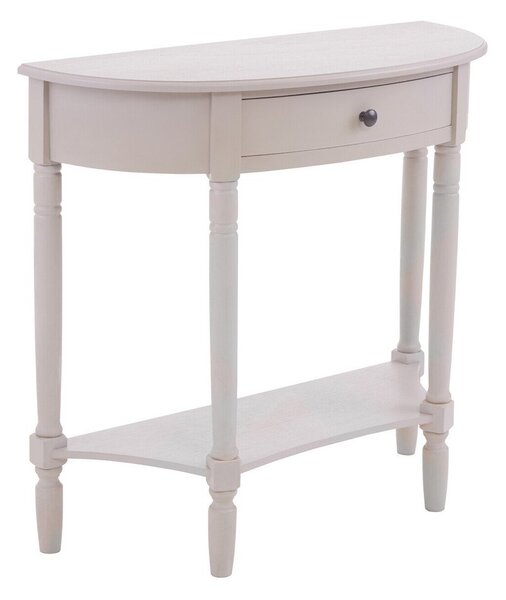 Siva stranska mizica iz masivnega bora 33x81 cm Heritage – Premier Housewares