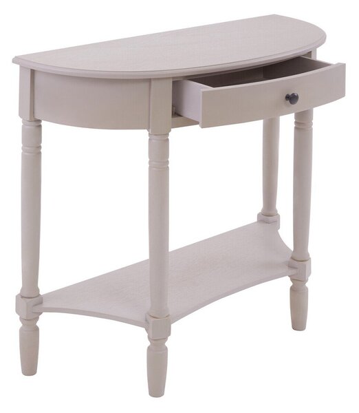 Siva stranska mizica iz masivnega bora 33x81 cm Heritage – Premier Housewares