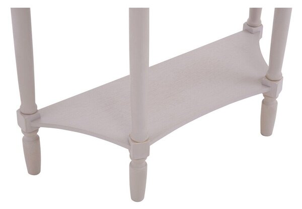 Siva stranska mizica iz masivnega bora 33x81 cm Heritage – Premier Housewares