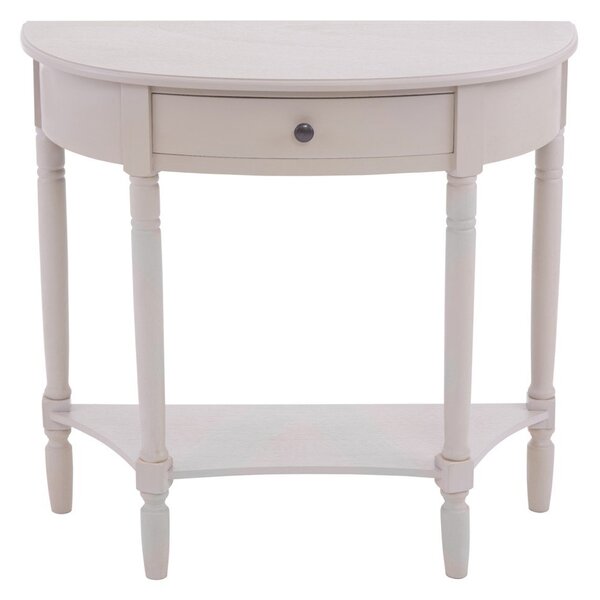 Siva stranska mizica iz masivnega bora 33x81 cm Heritage – Premier Housewares