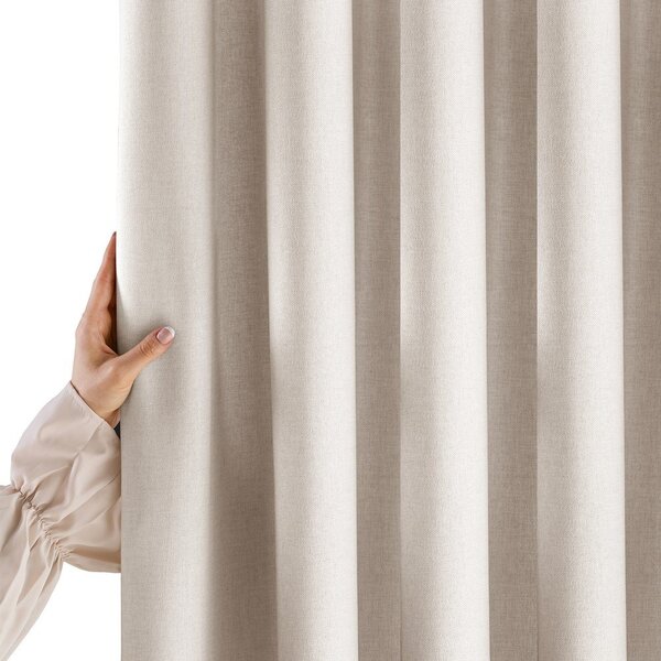 Kremno bela zavesa za delno zatemnitev 200x250 cm Calisto – Filumi