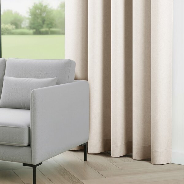 Kremno bela zavesa za delno zatemnitev 200x250 cm Calisto – Filumi