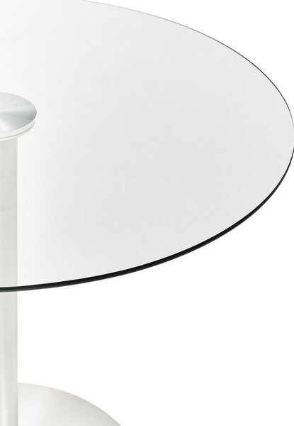 Okrogla jedilna miza s stekleno mizno ploščo ø 90 cm Metropolitan – Premier Housewares