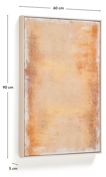 Ročno naslikana slika z okvirjem/na platnu 60x90 cm Selnar – Kave Home