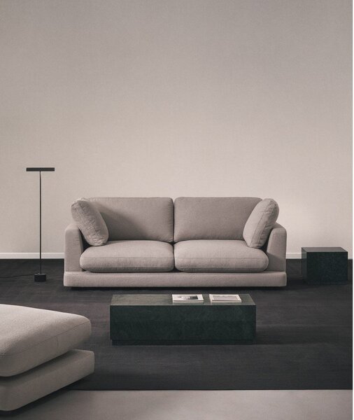 Zelena marmorna klubska mizica 50x100 cm Sorein – Kave Home