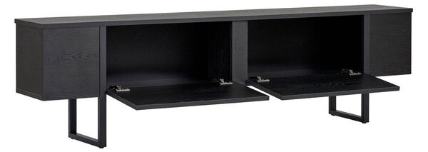 Črna TV omarica 180x50x30 cm Onera – Kalune Design