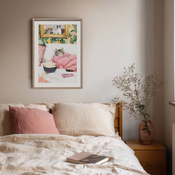 Tiskana slika z okvirjem 50x70 cm Friday Evening – Styler