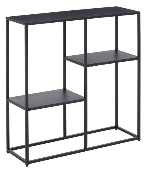 Črn jeklen regal 80x81x26 cm Acero – Premier Housewares