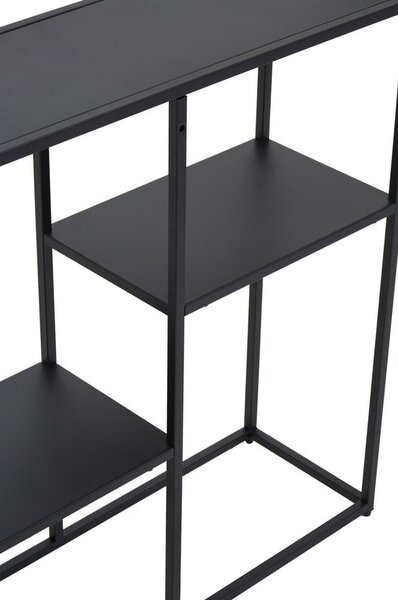 Črn jeklen regal 80x81x26 cm Acero – Premier Housewares
