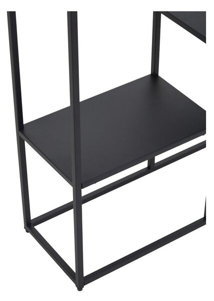 Črn jeklen regal 80x81x26 cm Acero – Premier Housewares