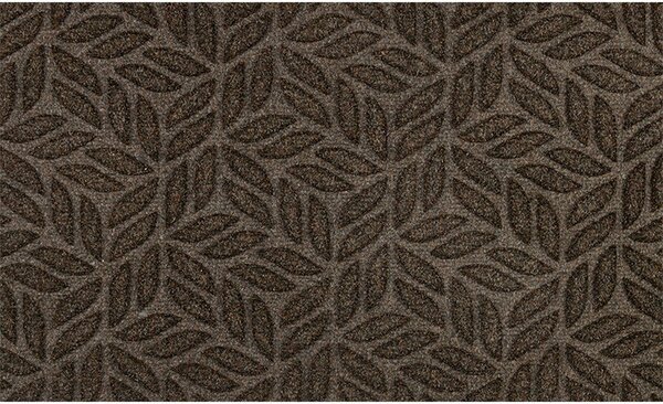 PREDPRAŽNIK Dune Leaves dark brown 45/75 cm reliefno temno rjava