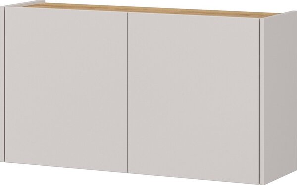 Kremno bela stenska omarica v hrastovem dekorju 93x52x29 cm Libbiano – Germania