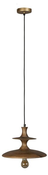 Viseča svetilka iz masivnega manga v temni naravni barvi ø 34 cm Cath – Dutchbone