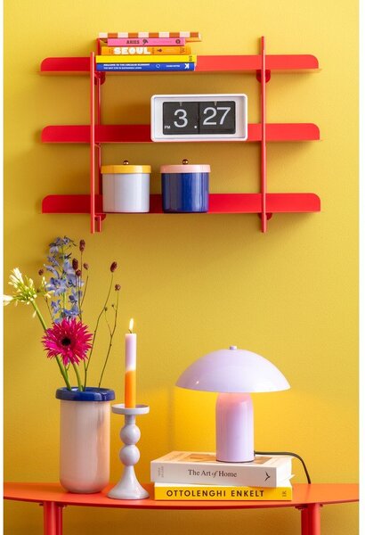 Rdeča večnivojska kovinska polica 60 cm Cool Retro – PT LIVING