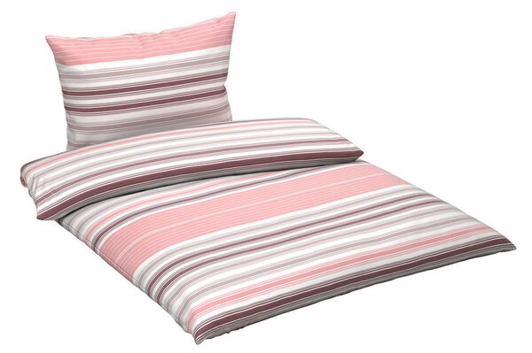 POSTELJNINA 140/200 cm saten roza