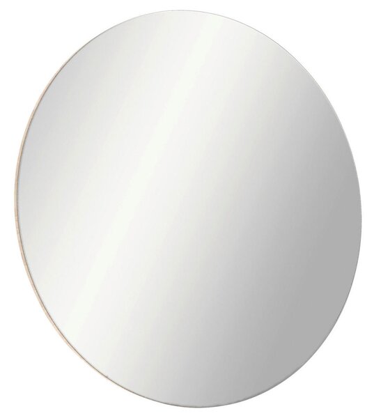 STENSKO OGLEDALO, 78/78/5 cm steklo, leseni material