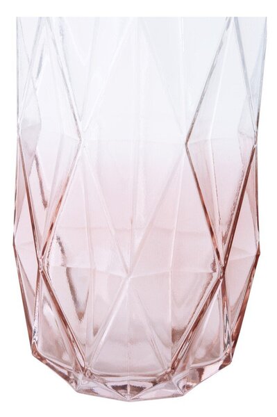 Rožnata steklena vaza (višina 28 cm) Brice – Premier Housewares