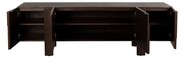 TV omarica iz masivnega lesa v temni naravni barvi 188x60x45 cm Bruneau – Dutchbone