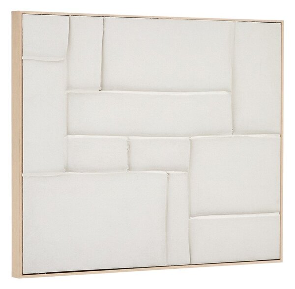Ročno naslikana/3D slika z okvirjem/na platnu 80x100 cm Klis – Kave Home